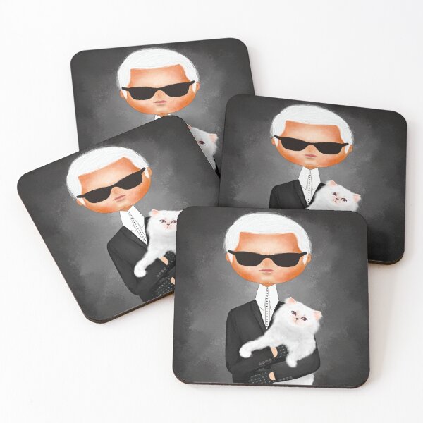 Item preview, Karl Lagerfeld illustration designed and sold by Art-by-Nika.