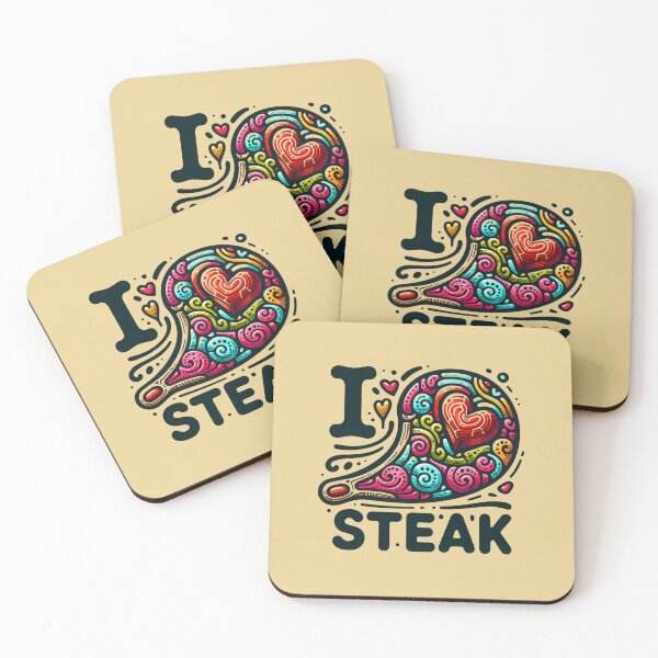 Item preview,  I LOVE STEAK  designed and sold by ArtFeverShop.