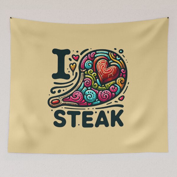 Item preview,  I LOVE STEAK  designed and sold by ArtFeverShop.