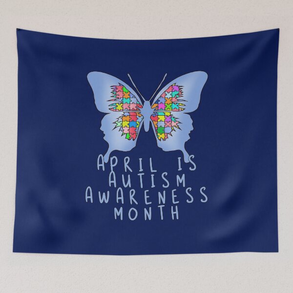 Item preview, April is Autism Awareness Month with Blue Butterfly designed and sold by Greenbaby.