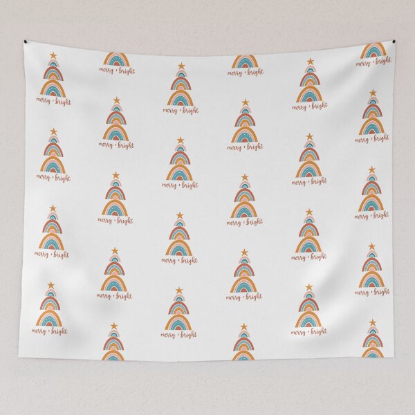 Item preview, Merry + Bright Rainbow Christmas Tree designed and sold by MTurnerShop.