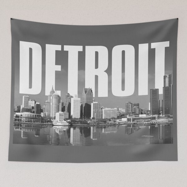 Artikelvorschau, Detroit Cityscape entworfen und verkauft von TIGERDAVER.