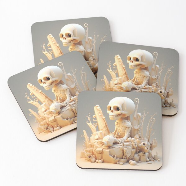 Item preview, funny preppy skeleton waiting for a soul mate designed and sold by MilkyBerryShop.