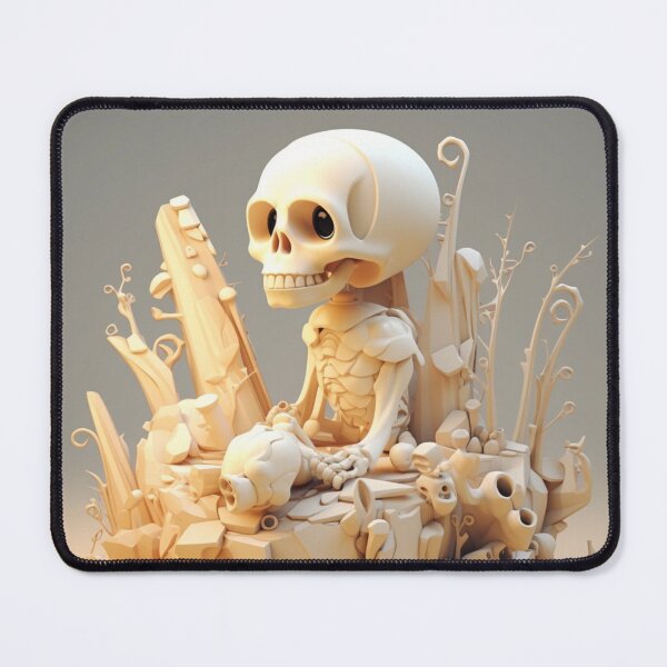 Item preview, funny preppy skeleton waiting for a soul mate designed and sold by MilkyBerryShop.