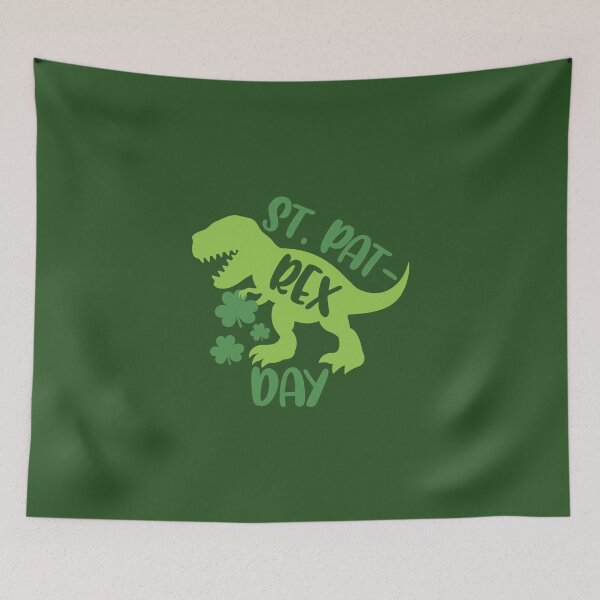 Item preview, Funny Dinasour St Patricks Day designed and sold by CheekyChimpCo.