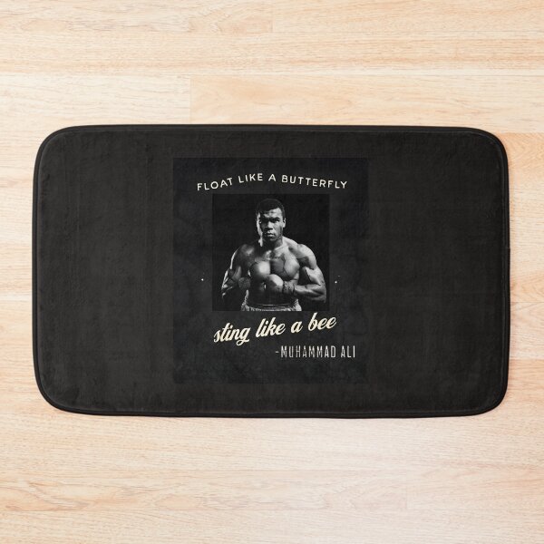 Item preview, Muhammad ali famous quote: FLOAT LIKE A BUTTERFLY, STING LIKE A BEE. designed and sold by livinken.