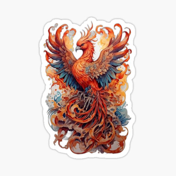 Rising From The Ashes Phoenix Tattoo Design Jigsaw Puzzle by Eliab EvieJ -  Fine Art America