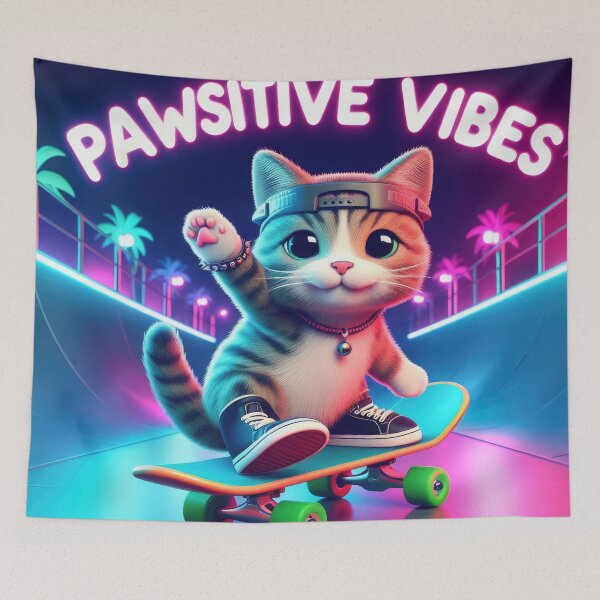 Item preview, Pawsitive Vibes 02 designed and sold by 365Trendsetter.