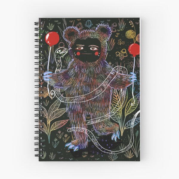 Item preview, El oso sostiene dos globos. designed and sold by AltheaTheThird.