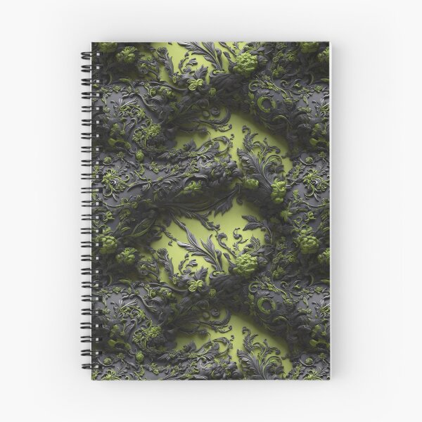 Item preview, ORNATE LIME GREEN AND GREY designed and sold by NAG5089A.