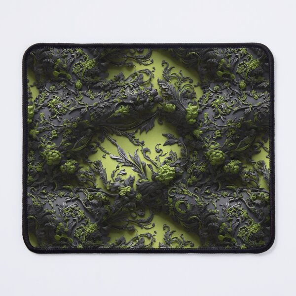 Item preview, ORNATE LIME GREEN AND GREY designed and sold by NAG5089A.
