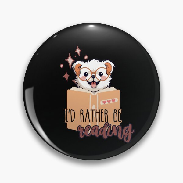 Item preview, I´d rather be reading. Cute reading dog. designed and sold by slicksquid.