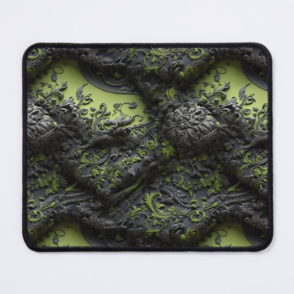 Item preview, ORNATE LIME GREEN AND GREY V2 designed and sold by NAG5089A.