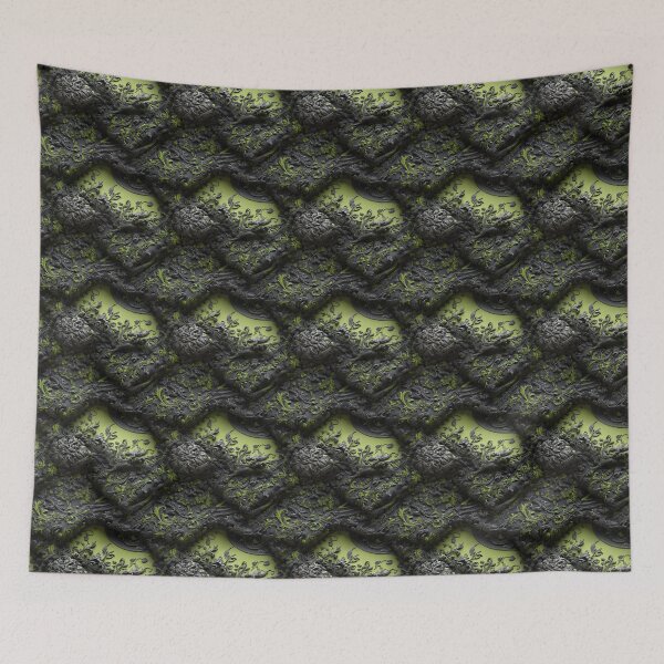 Item preview, ORNATE LIME GREEN AND GREY V2 designed and sold by NAG5089A.