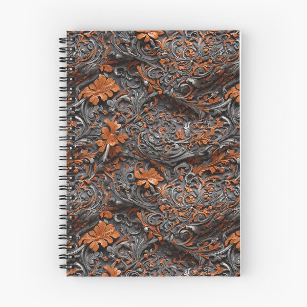 Item preview, ORNATE ORANGE AND GREY designed and sold by NAG5089A.