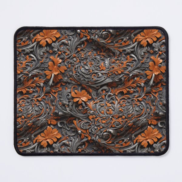 Item preview, ORNATE ORANGE AND GREY designed and sold by NAG5089A.