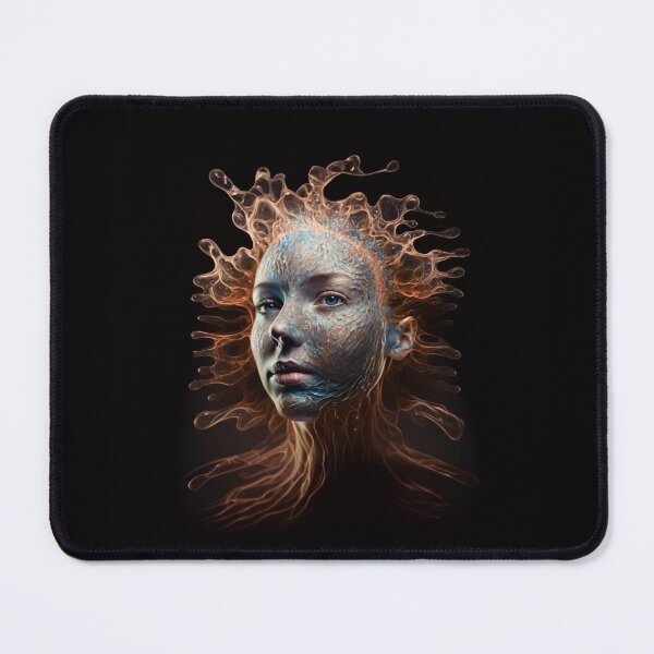 Item preview, woman's face in turbulent liquid designed and sold by Fantasymachine.
