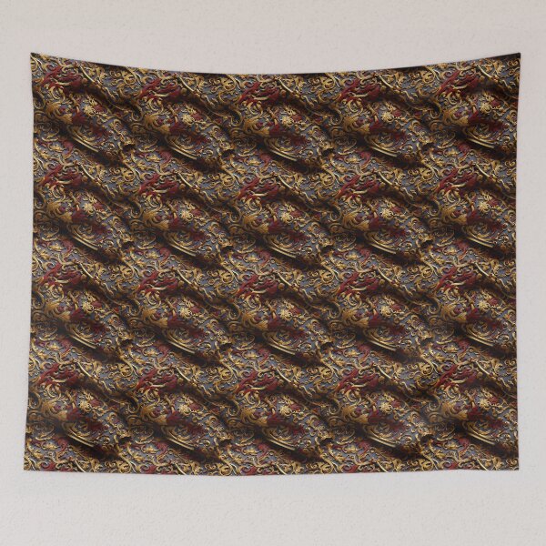 Item preview, ORNATE ORANGE, GREY, GOLD designed and sold by NAG5089A.
