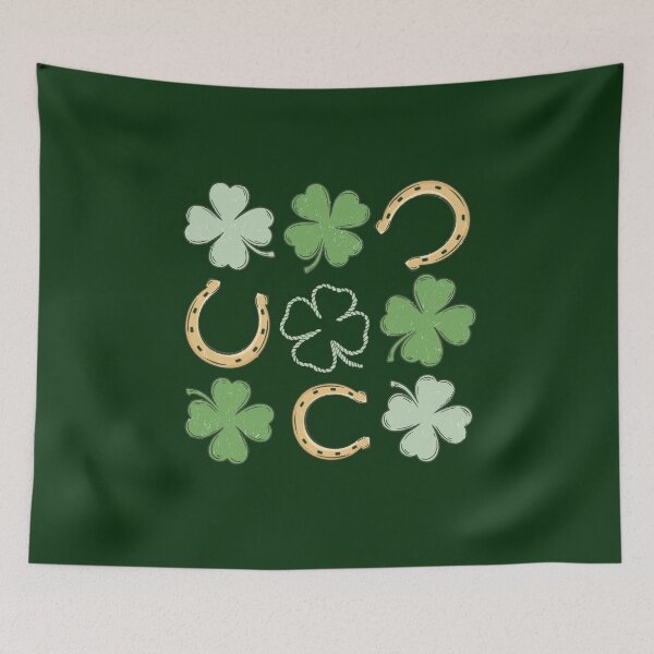 Item preview, Lucky Shamrocks St Patricks Day designed and sold by CheekyChimpCo.