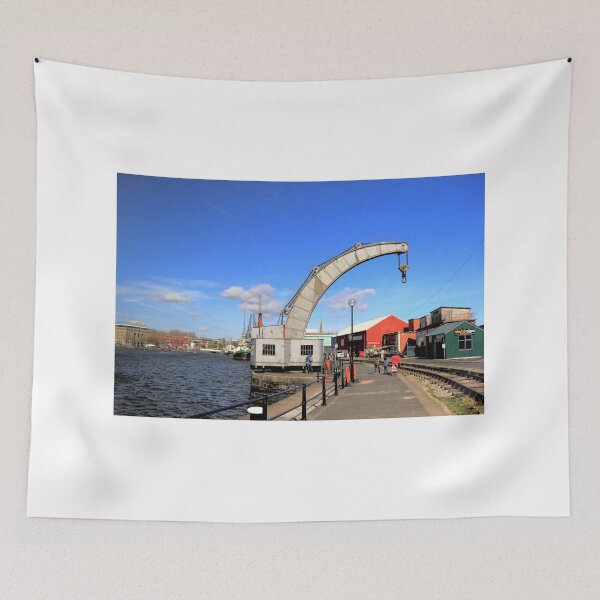 Item preview, Historical Steam Engine Crane at Bristol Harbor.. designed and sold by Arvind Singh.