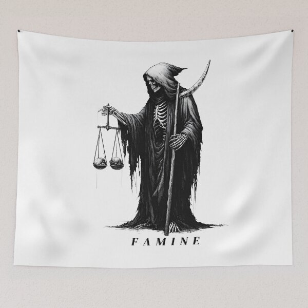 Item preview, Famine: A Grim Portrait of one of the Four Horsemen of Apocalypse designed and sold by Aroncross111.
