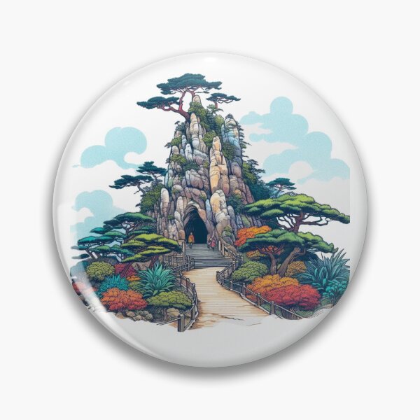 Item preview, Seokguram Grotto, Gyeongju Watercolor designed and sold by PaintMeWorld.