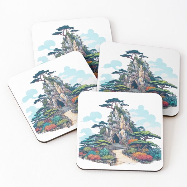 Item preview, Seokguram Grotto, Gyeongju Watercolor designed and sold by PaintMeWorld.