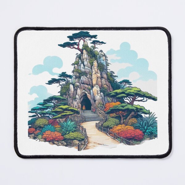 Item preview, Seokguram Grotto, Gyeongju Watercolor designed and sold by PaintMeWorld.