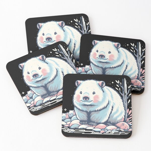Item preview, Wombat Australian animal art style designed and sold by RubisLeaf.