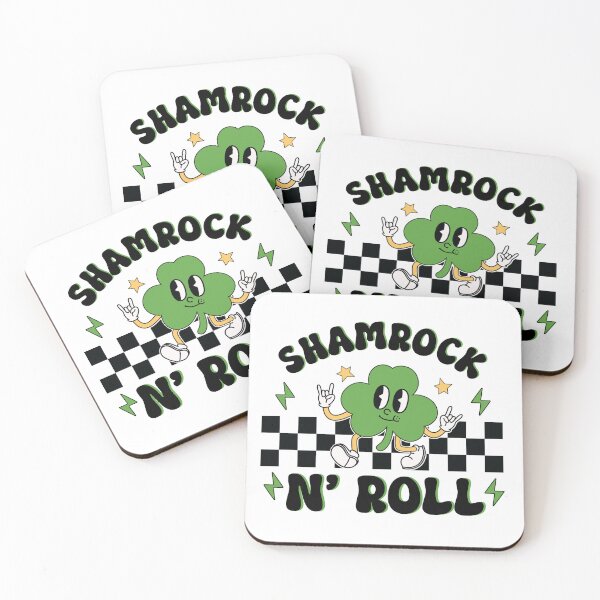 Item preview, Lucky Shamrocks St Patricks Day designed and sold by CheekyChimpCo.
