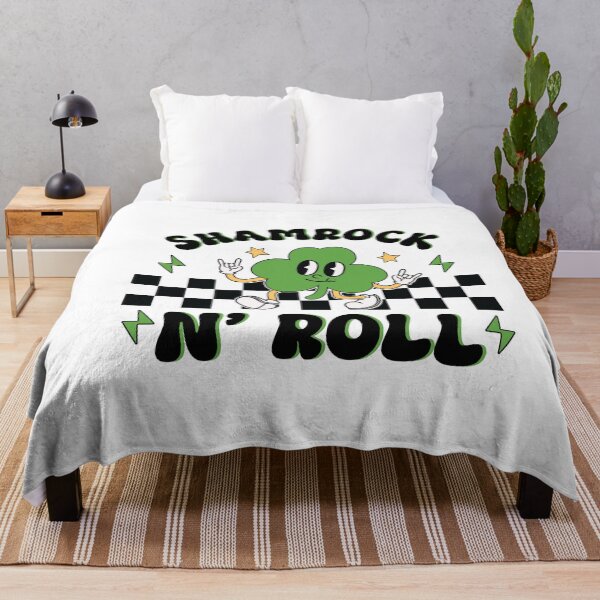 Item preview, Lucky Shamrocks St Patricks Day designed and sold by CheekyChimpCo.
