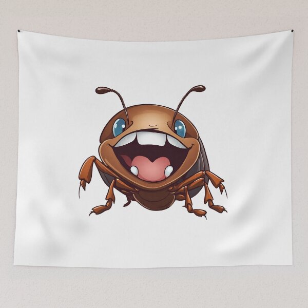 Item preview, cockroach, smiling cockroach, worm, disinfestation, rodent control, designed and sold by LYDIA0304.