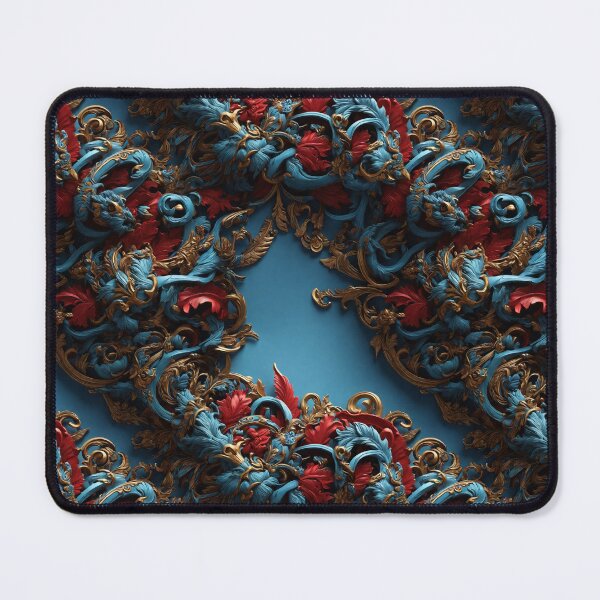 Item preview, ORNATE BLUE RED AND GOLD V2 designed and sold by NAG5089A.