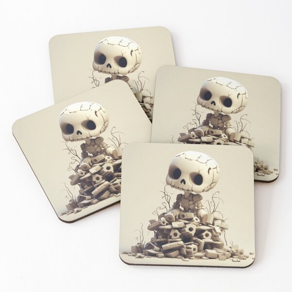 Item preview, A dead preppy skeleton on a pile of machine parts designed and sold by MilkyBerryShop.