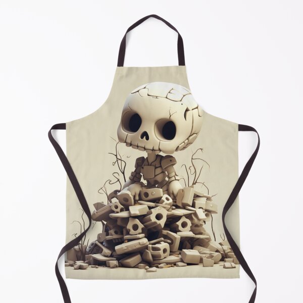 Item preview, A dead preppy skeleton on a pile of machine parts designed and sold by MilkyBerryShop.
