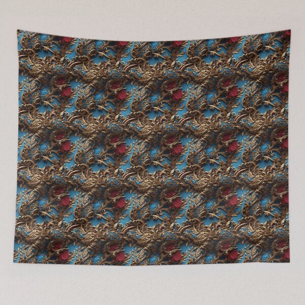 Item preview, ORNATE BLUE RED AND GOLD designed and sold by NAG5089A.
