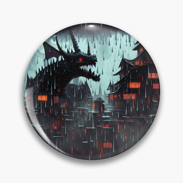 Item preview, Dragon Appeared in the Rain Digital Art designed and sold by WASABIgreen.