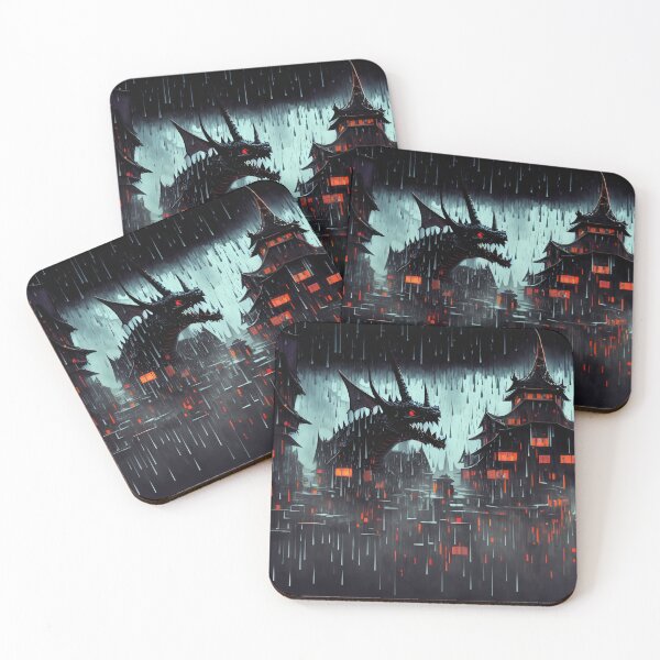 Item preview, Dragon Appeared in the Rain Digital Art designed and sold by WASABIgreen.