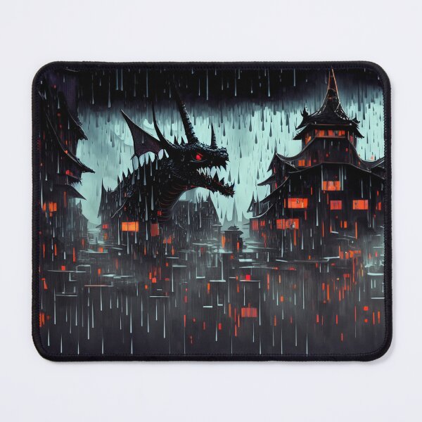 Item preview, Dragon Appeared in the Rain Digital Art designed and sold by WASABIgreen.