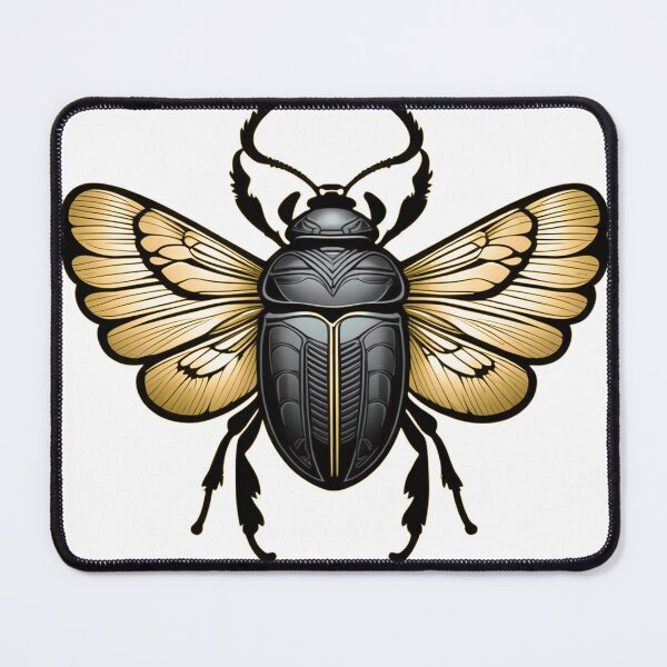 Item preview, Gold Winged Scarab designed and sold by Agape-Shop.