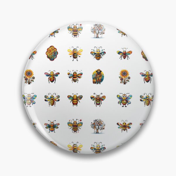 Item preview, bees - sticker bundle, stickers - 16 pieces designed and sold by sabantha.