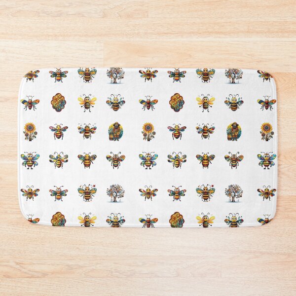Item preview, bees - sticker bundle, stickers - 16 pieces designed and sold by sabantha.