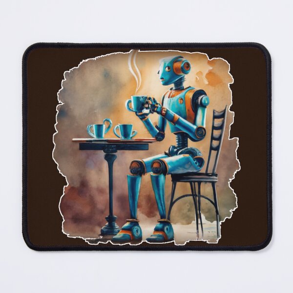 Item preview, Robot's Coffee Break designed and sold by DeftWookie.