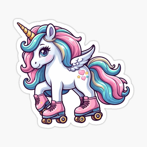 Item preview, Colourful Unicorn designed and sold by WittyVibes.