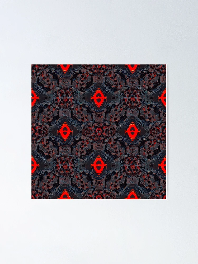 Thumbnail 1 of 3, Poster, Gothic pattern designed and sold by Pattern-life-.