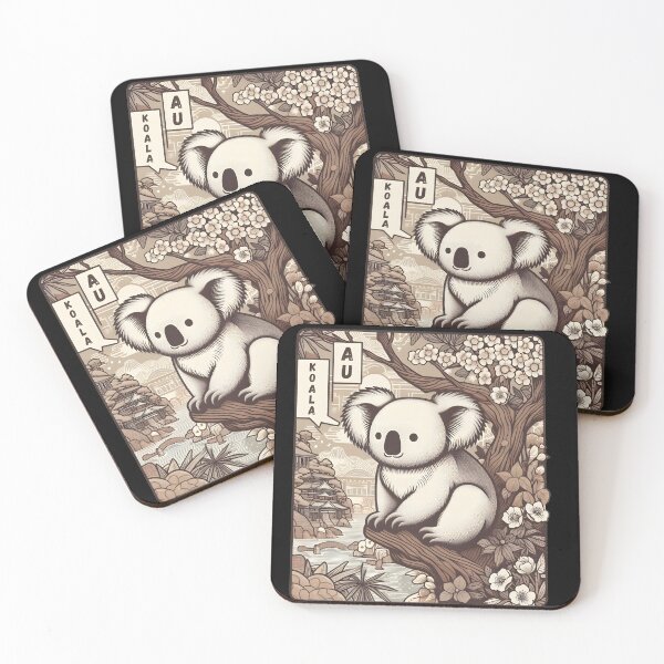 Item preview, Koala Australia retro art designed and sold by RubisLeaf.
