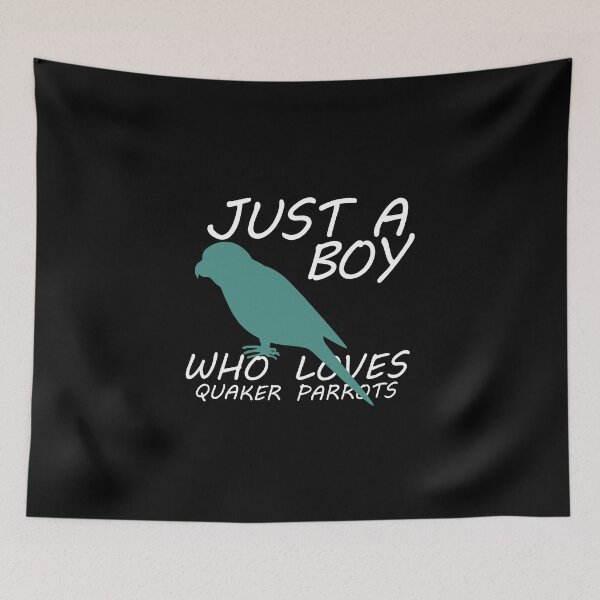Item preview, just a boy who loves quaker parrots designed and sold by Ouzgane.