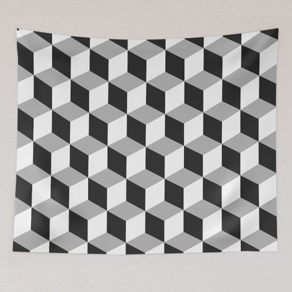 Item preview, Modernist Cubik Print v2 designed and sold by Decorera.