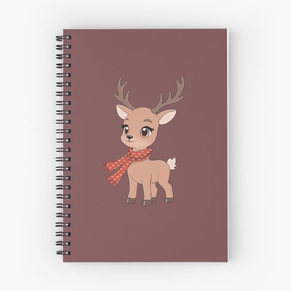 Item preview, Raindeer with a red scarf designed and sold by CraftachicDsgn.