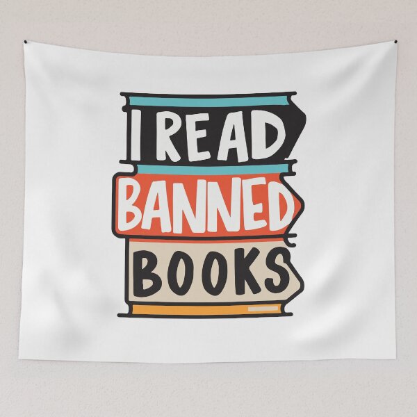 Item preview, I Read Banned Books designed and sold by Timegraf.